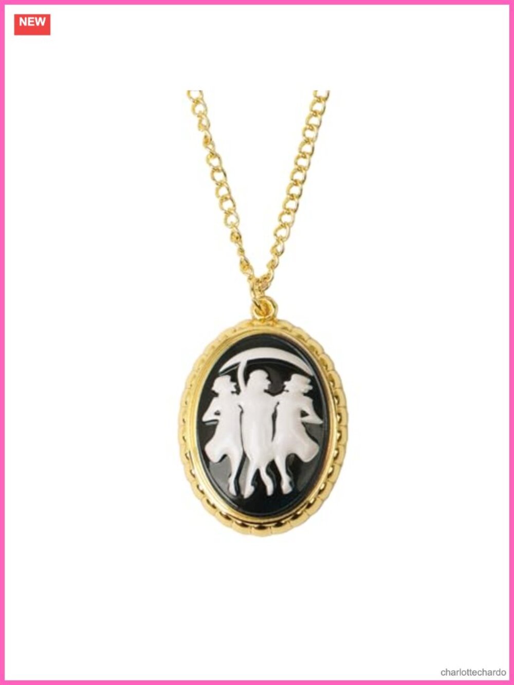 Women's Pendant Necklace Halloween Cosplay Vintage Gold